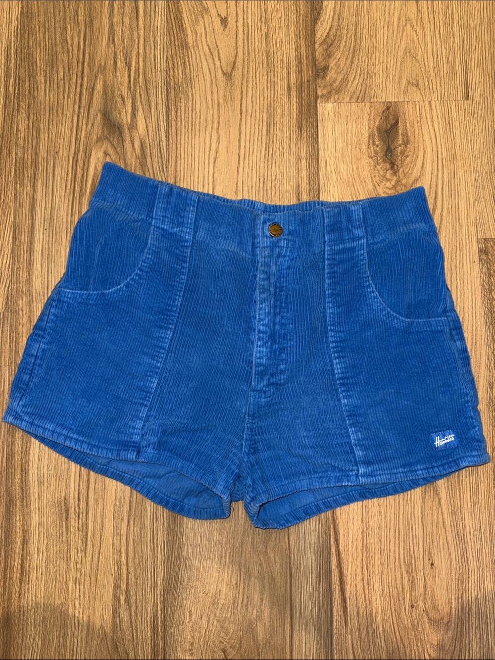 Hammies Original Blue Corduroy Women's Shorts